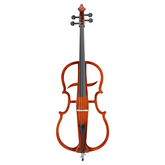 4/4 Classic Electric Cello – Luxurious Natural Wood Finish