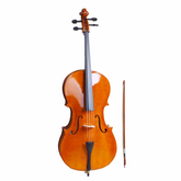 4/4 Entry-Level Cello – Natural Wood Clear Finish