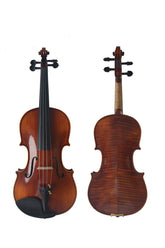 Advanced Flamed Maple Beginner Violin Outfit L019