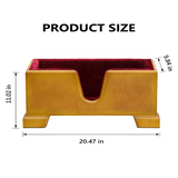 4/4 Cello Base Stand – Sturdy with Soft Lining, Natural Color
