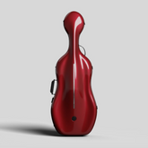 Negri Vulcano High-Density Carbon Fiber Cello Case (Fire Red Mcclaren)