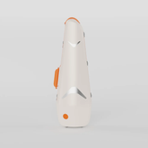 Quantum Triangular Violin Case Radiant Ivory - Orange Negri