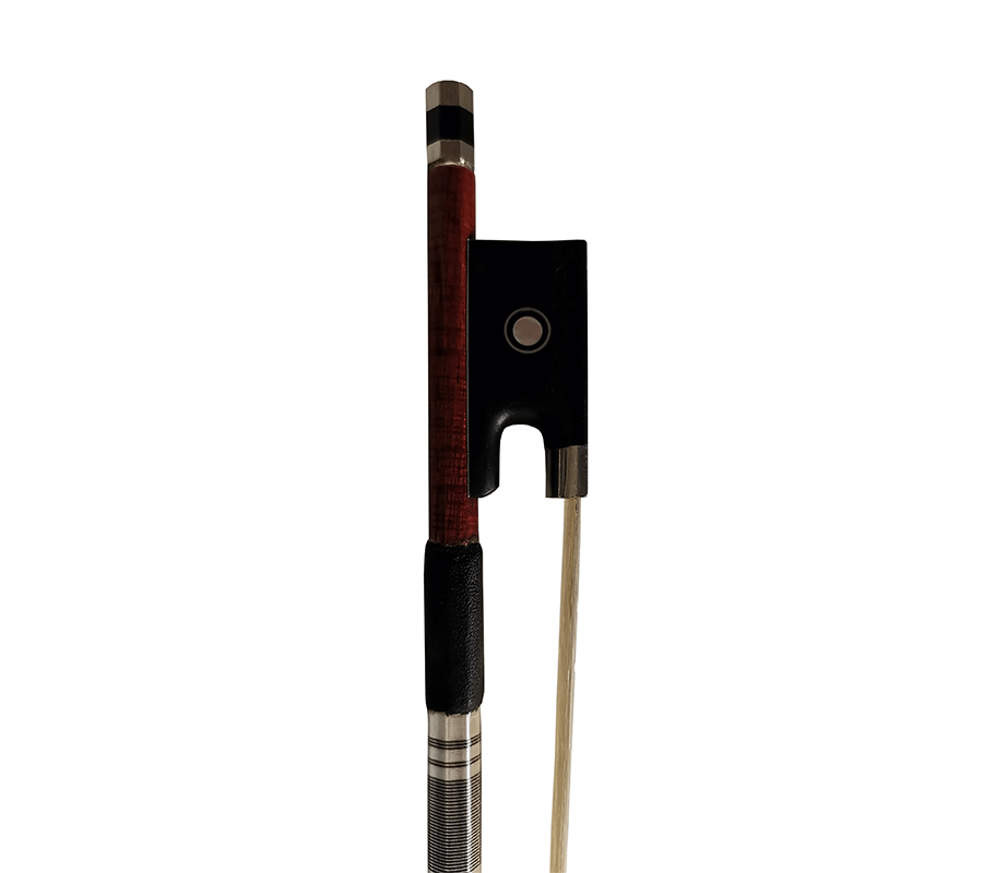 Carbon fiber violin bow with wood pattern