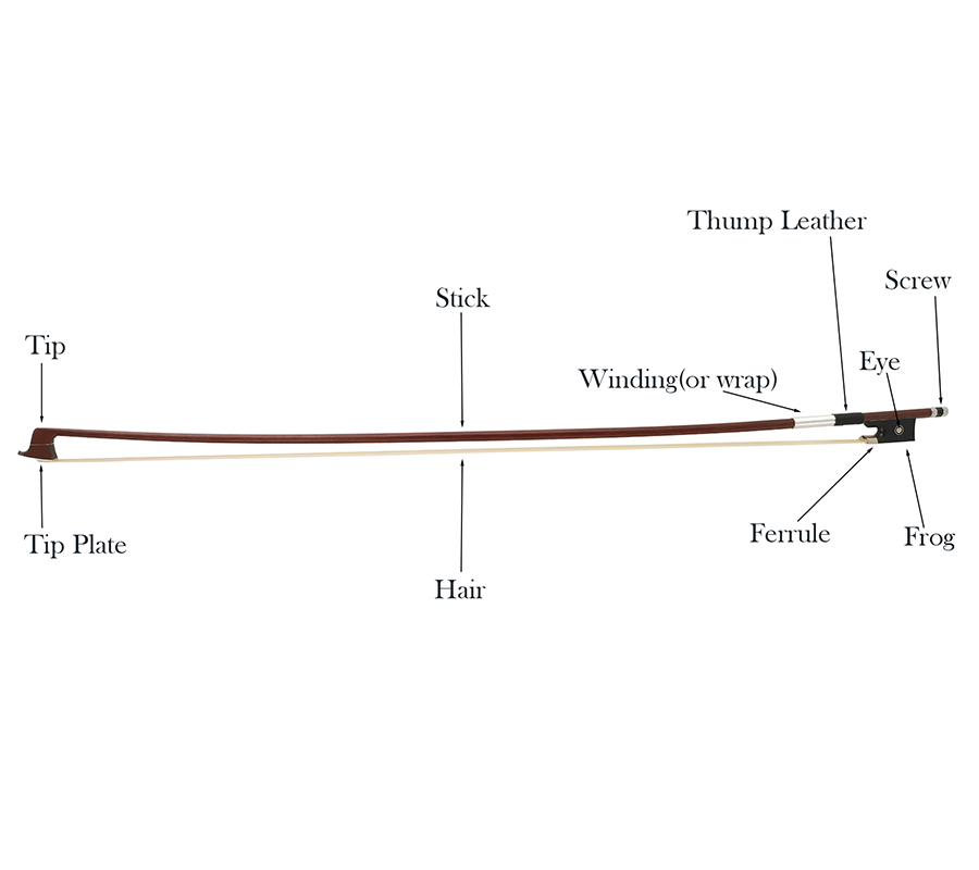 What is the violin bow made of? |Fiddlover Violin Shop