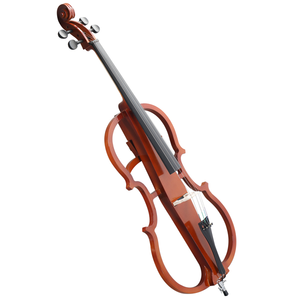 4/4 Classic Electric Cello – Luxurious Natural Wood Finish