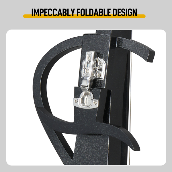4/4 S-Style Electric Cello – Classic Black