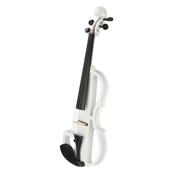 4/4 Entry-Level White Electric Violin Set