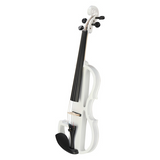 4/4 Entry-Level White Electric Violin Set