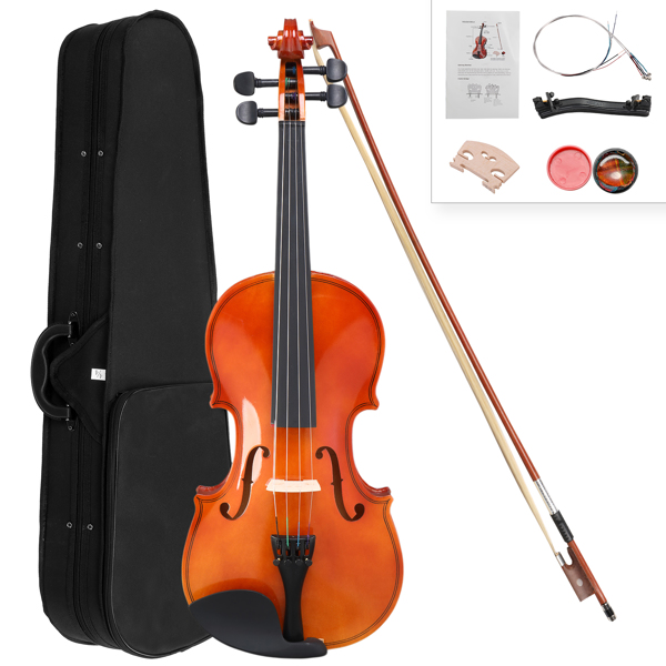 Entry-Level Solid Wood Violin Outfit for Starter & Students-1