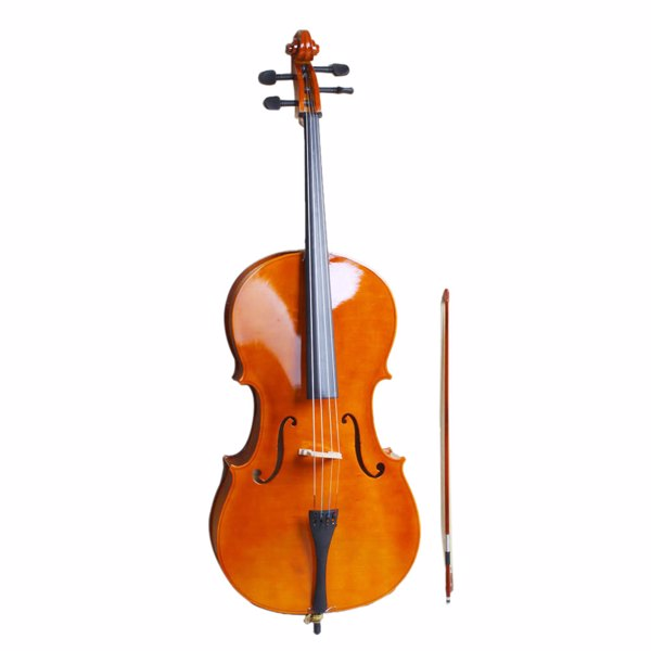 4/4 Entry-Level Cello – Natural Wood Clear Finish