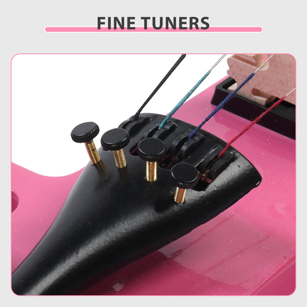 4/4 Entry-Level Pink Electric Violin Set