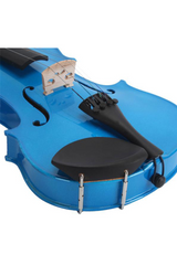 4/4 Entry-Level Blue Violin-4