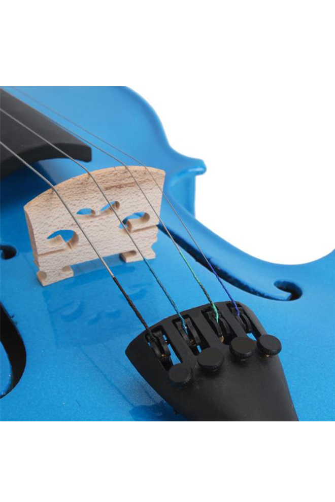 Violin Color:blue 4/4 Entry-Level Blue Violin – Fiddlover Violin Shop