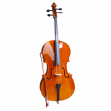 4/4 Entry-Level Cello – Natural Wood Clear Finish