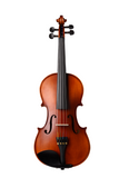 Beginner Violin Outfit W/Case Rosin Bow Shoulder Rest Strings Violin Sticker Polishing Cloth Mute