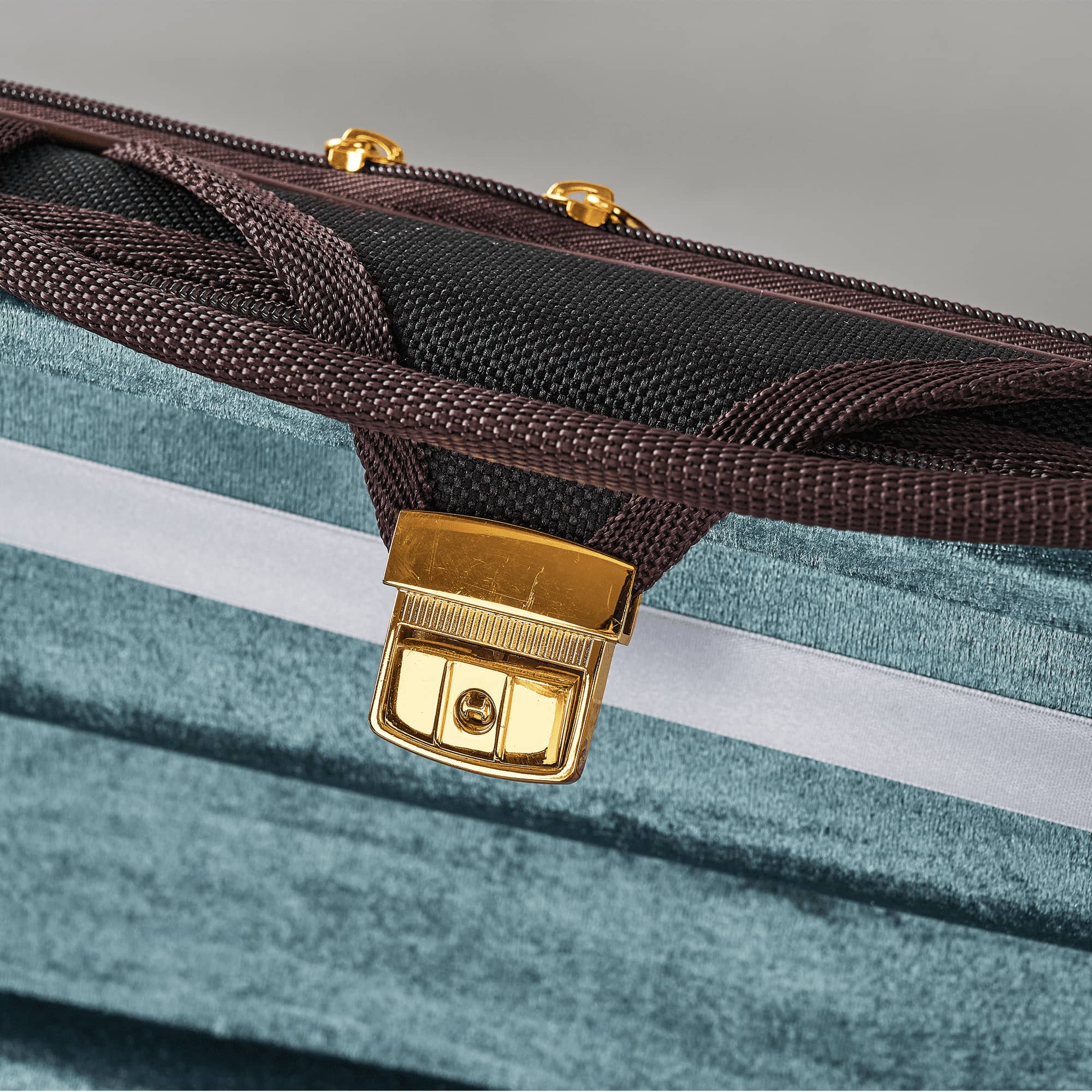 Blue Waterproof Lightweight Large Space Violin Case CT13