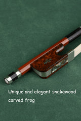 Premium French Bass Bow - Professional Soloist Grade 4