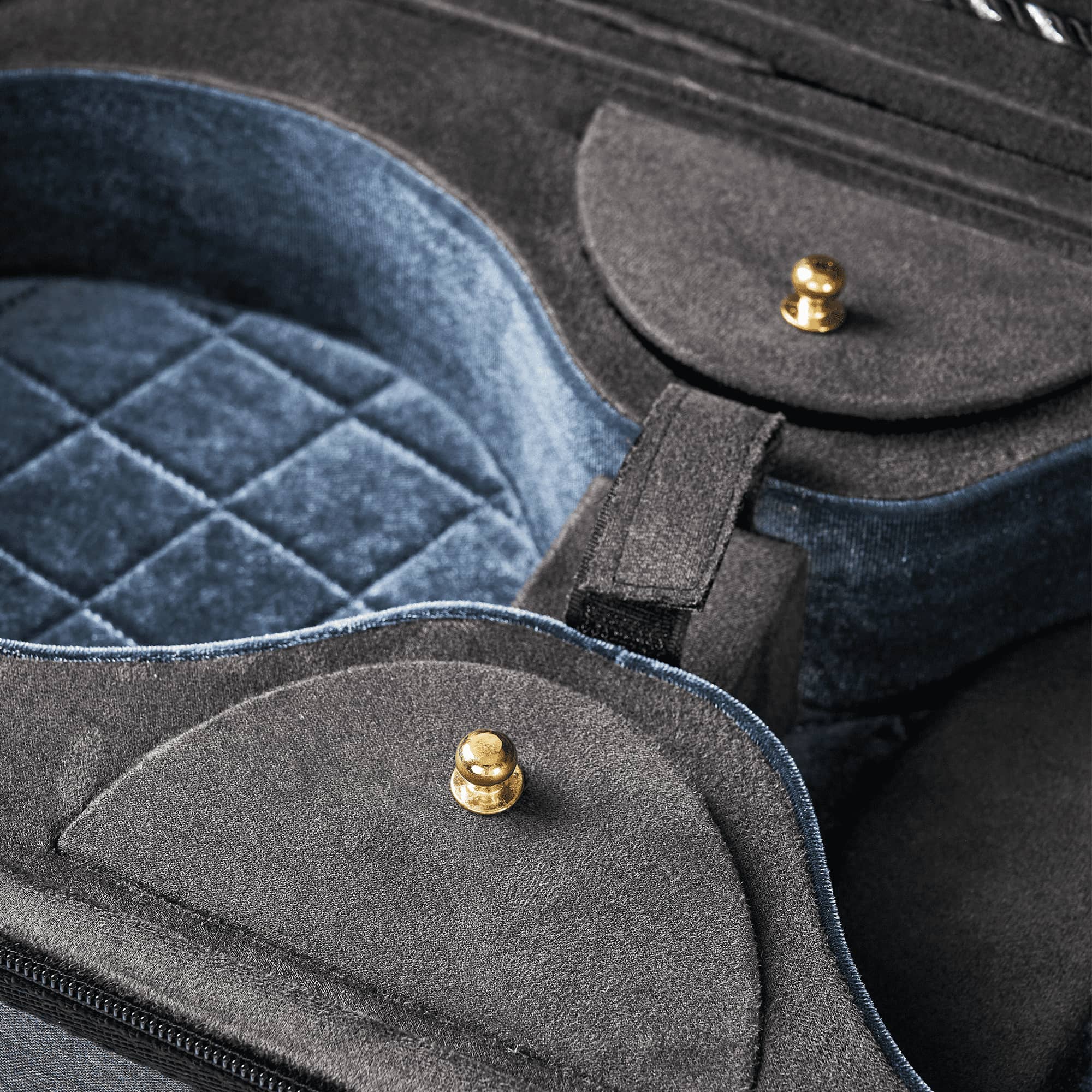 Gray Luxury Sturdy Large Space Violin Case CT19