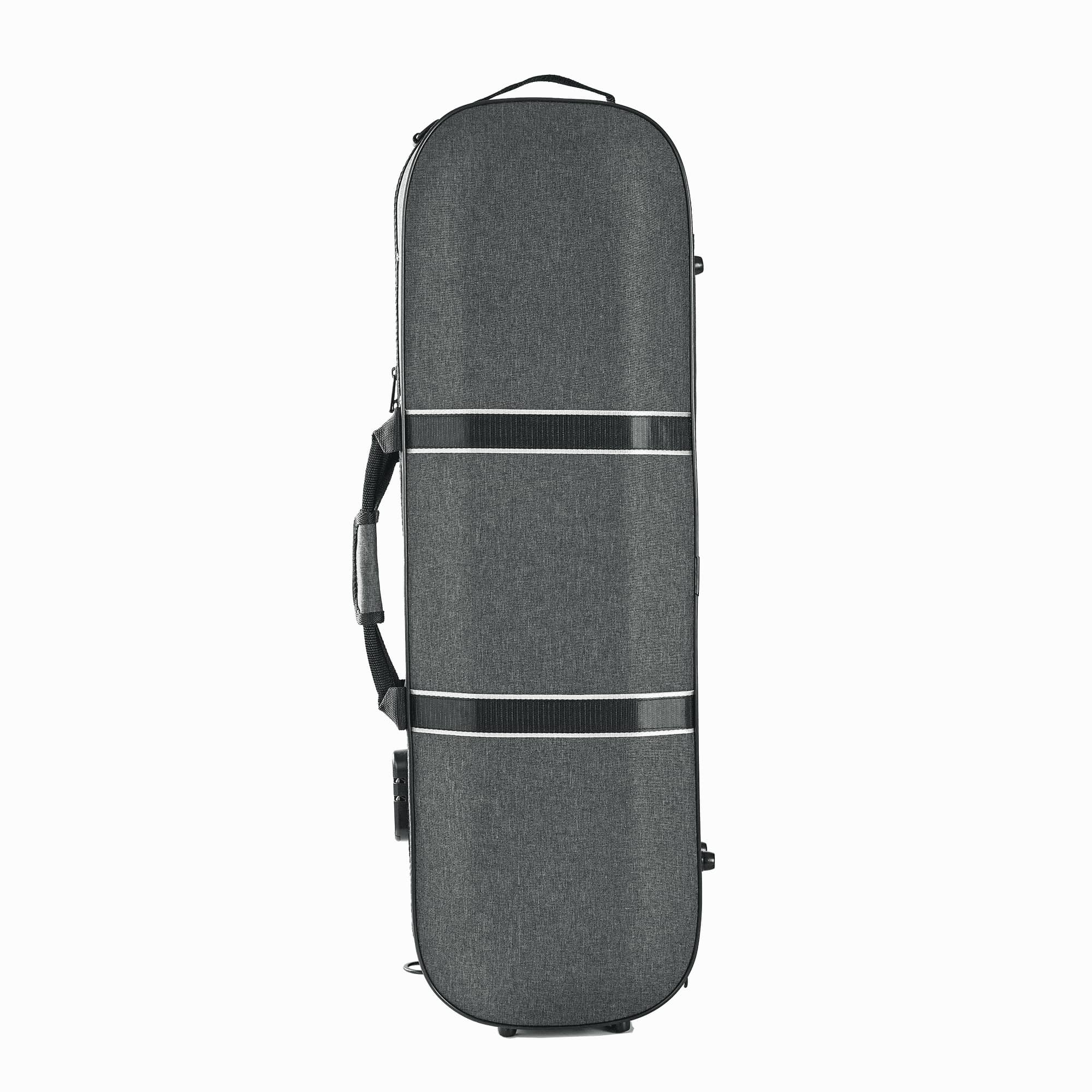 Gray Luxury Sturdy Large Space Violin Case CT19