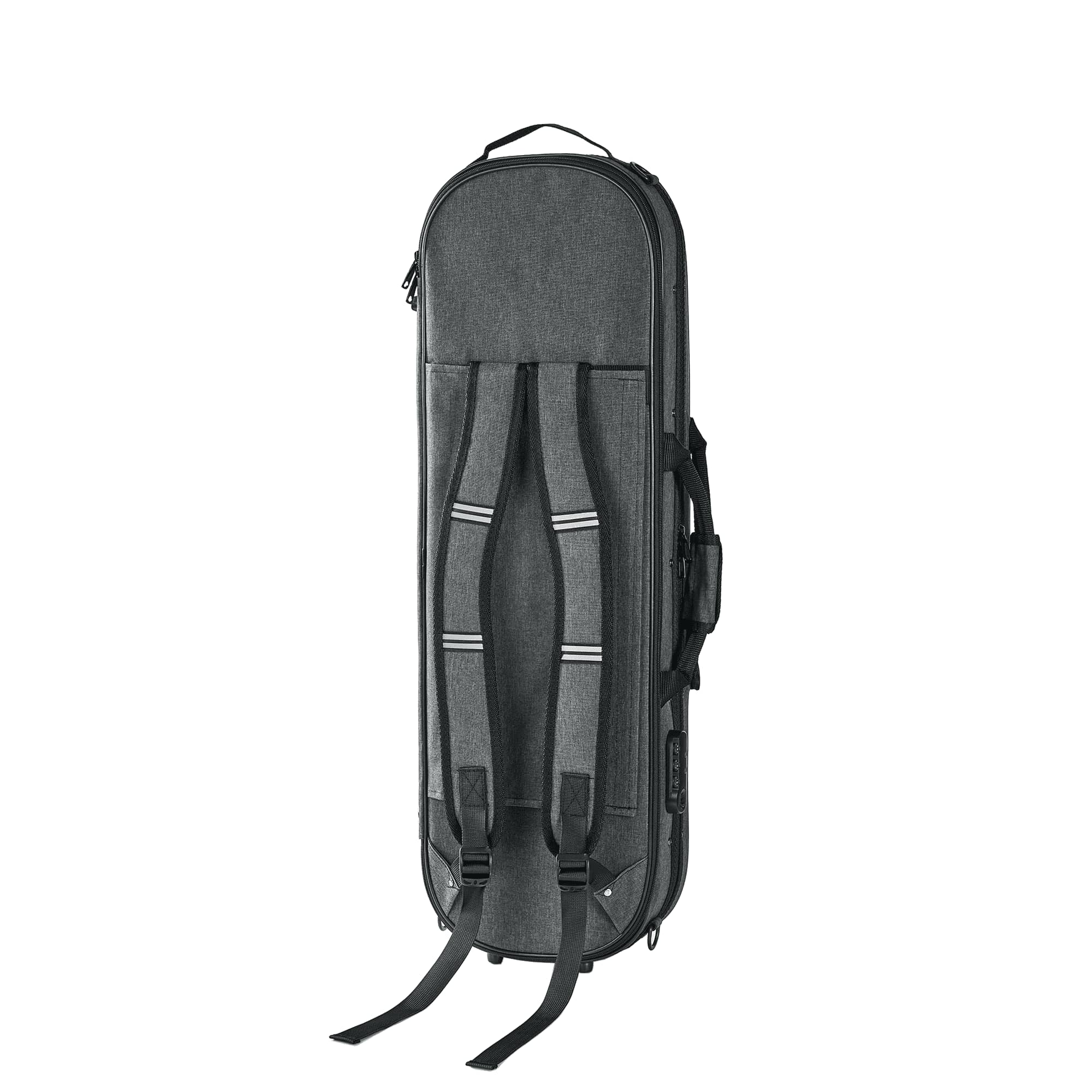 Gray Luxury Sturdy Large Space Violin Case CT19