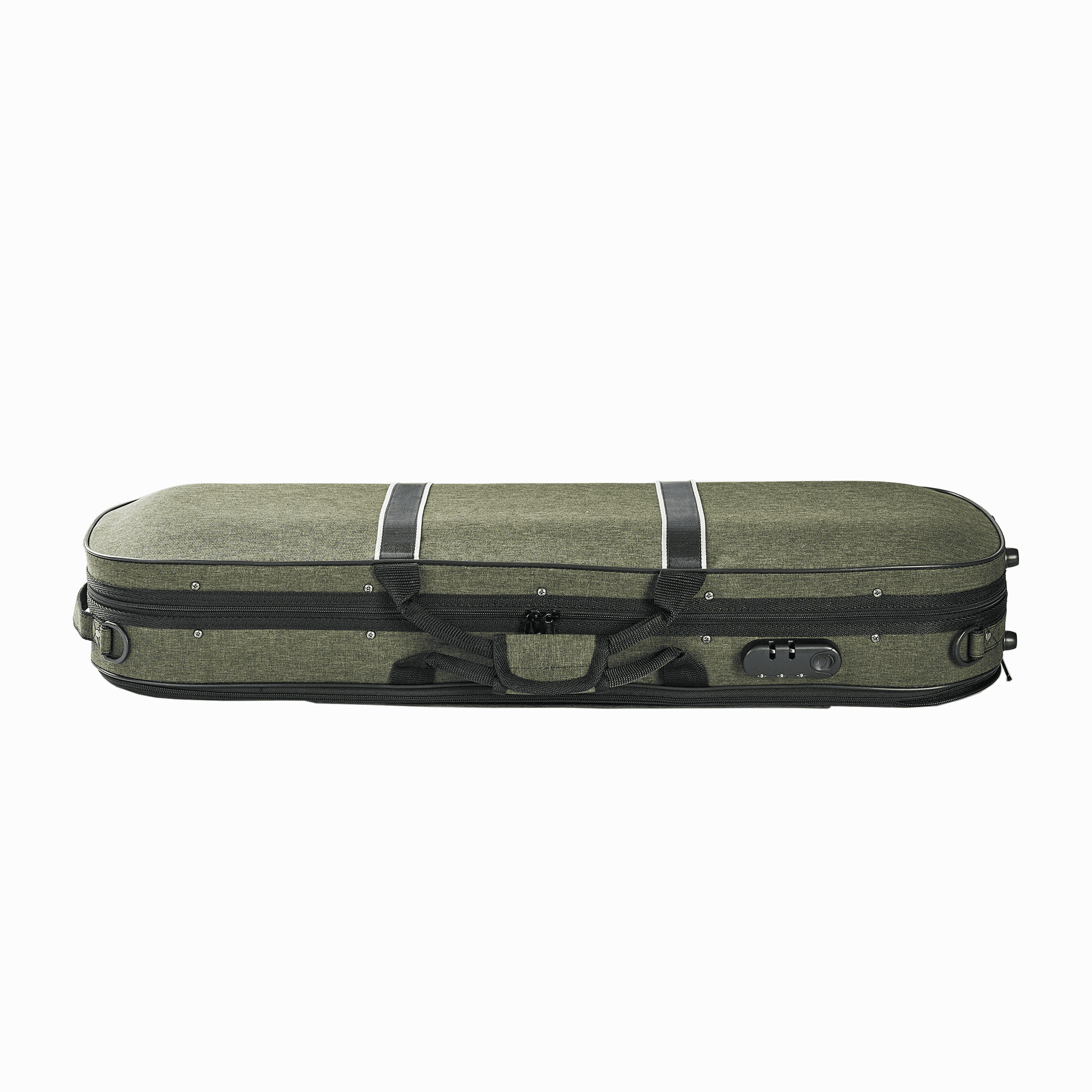 Green Luxury Sturdy Large Space Violin Case CT18