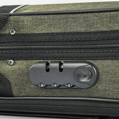 Green Luxury Sturdy Large Space Violin Case CT18