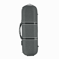 Grey Luxury Sturdy Large Space Violin Case CT19