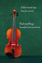 Luxury Full-Size(44) Beginner Violin Outfit for Adult&Student Q042-2