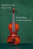 Matte Beginner Violin Set – Full Starter Kit Value | Fiddlover