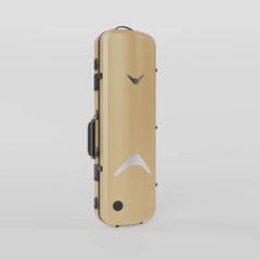 Negri Quantum Oblong Violin Case - Golden Sand&Black