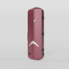 Negri Quantum Oblong Violin Case - Imperial Red&Black