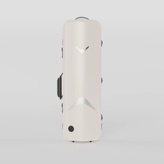 Negri Quantum Oblong Violin Case - Radiant Ivory&Black