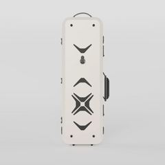 Negri Quantum Oblong Violin Case - Radiant Ivory&Black