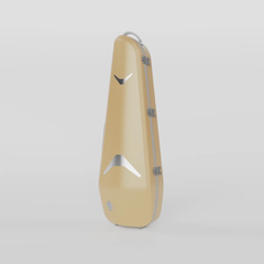 Negri Quantum Triangular Violin Case Golden Sand&Grey