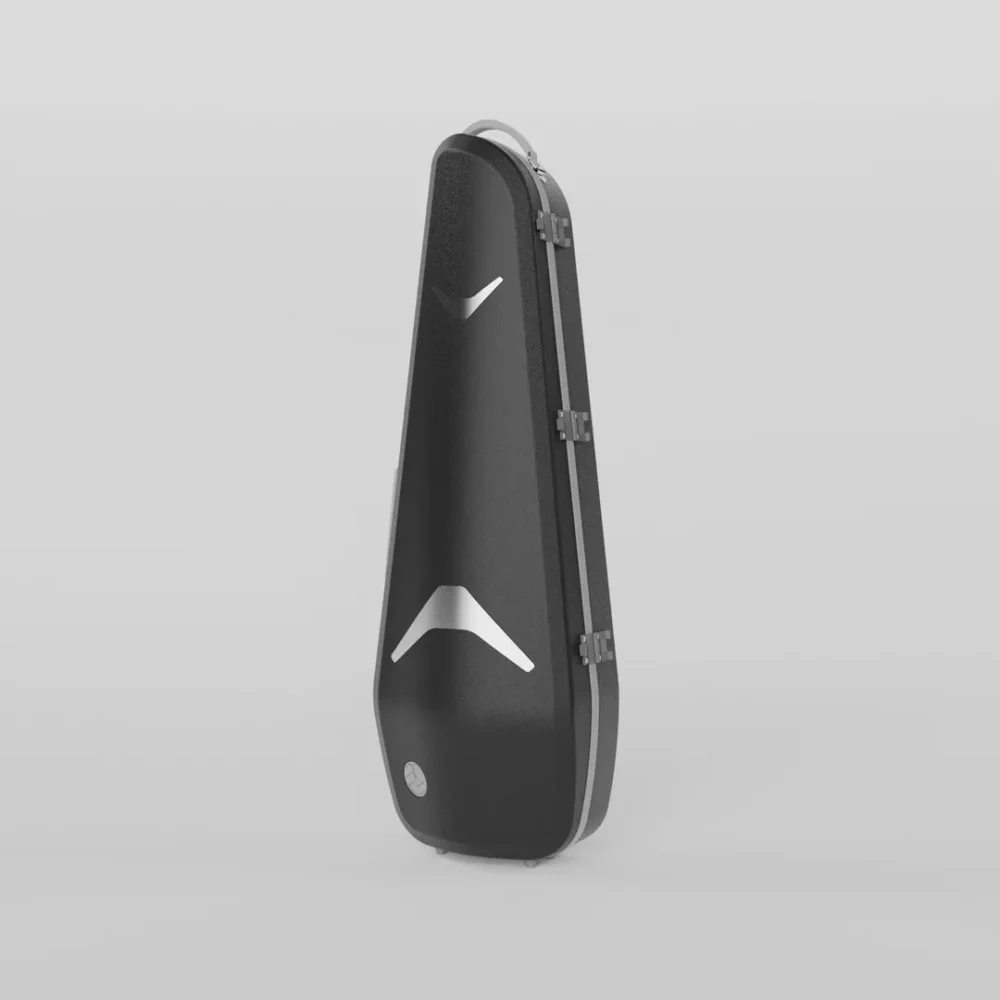 Negri Quantum Triangular Violin Case Onyx Black/Grey