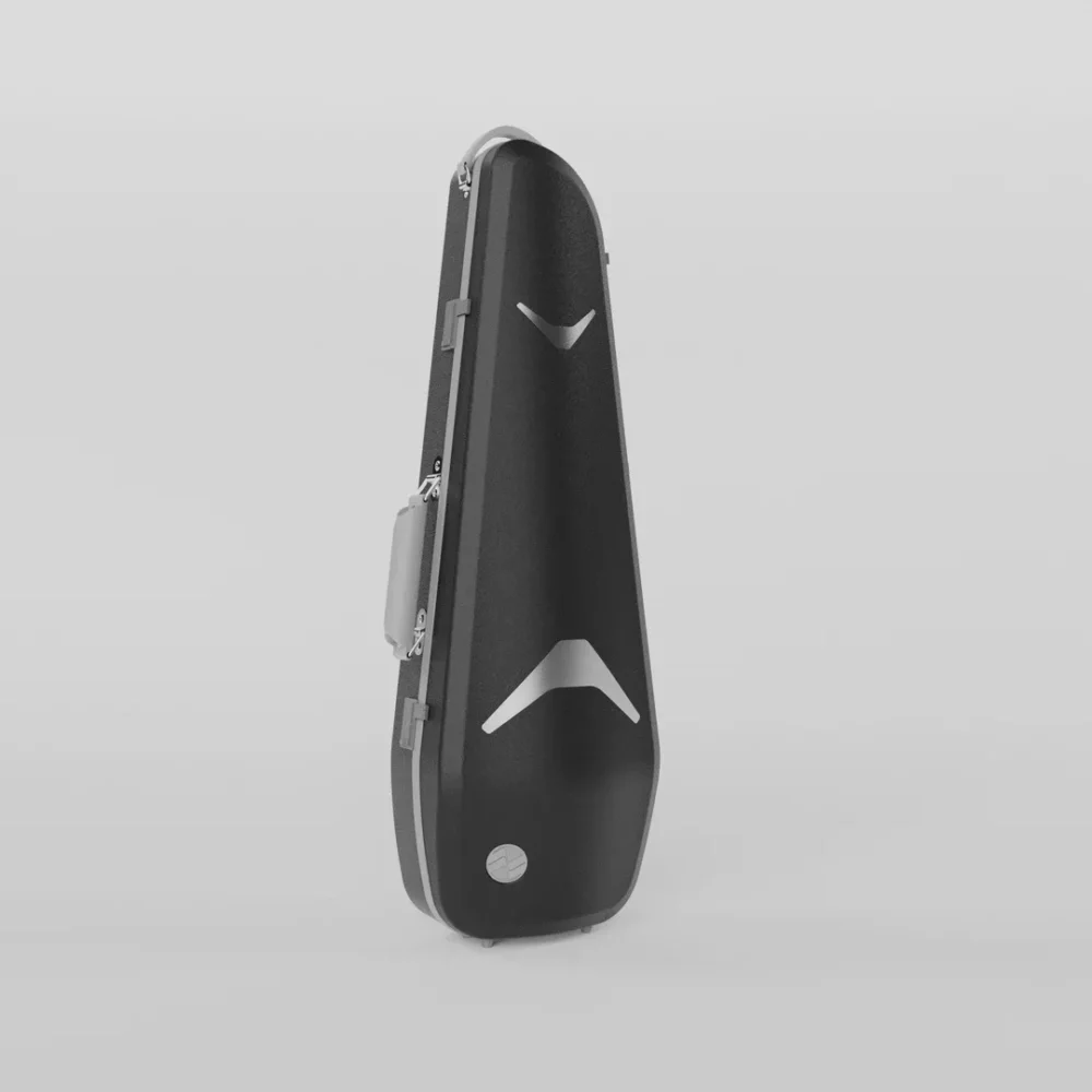 Negri Quantum Triangular Violin Case Onyx Black/Grey