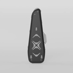 Negri Quantum Triangular Violin Case Onyx Black/Grey