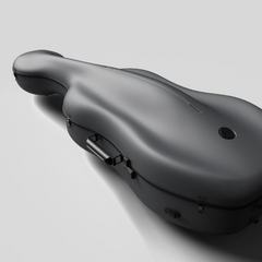 Negri Vulcano High-Density Carbon Fiber Cello Case - Mercedes Matte Gray