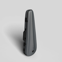 Negri Vulcano Triangular Violin Case – Matte Gray Mercedes