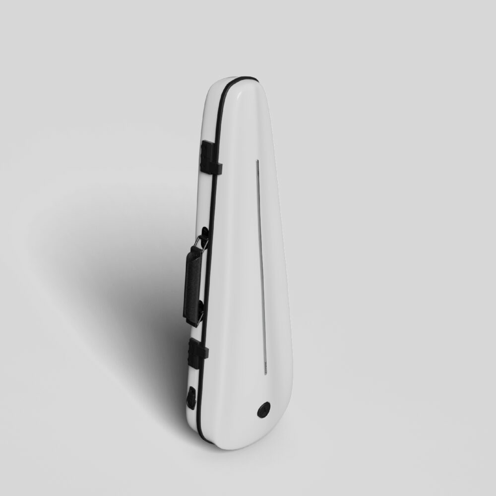 Negri Vulcano Triangular Violin Case – Pearl Silver Bentley