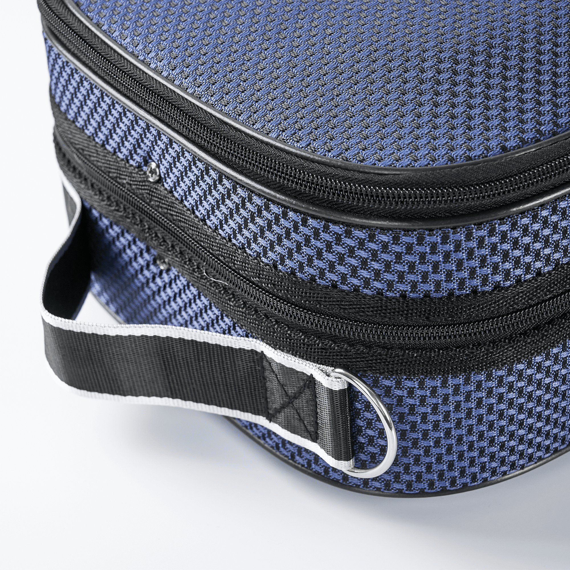 Premium Embroidery Blue Violin Case CT14