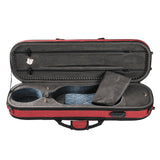 Red Luxury Sturdy Large Space Violin Case CT20