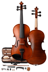 Ultimate Q033 Beginner Violin Starter Kit - Includes All Accessories
