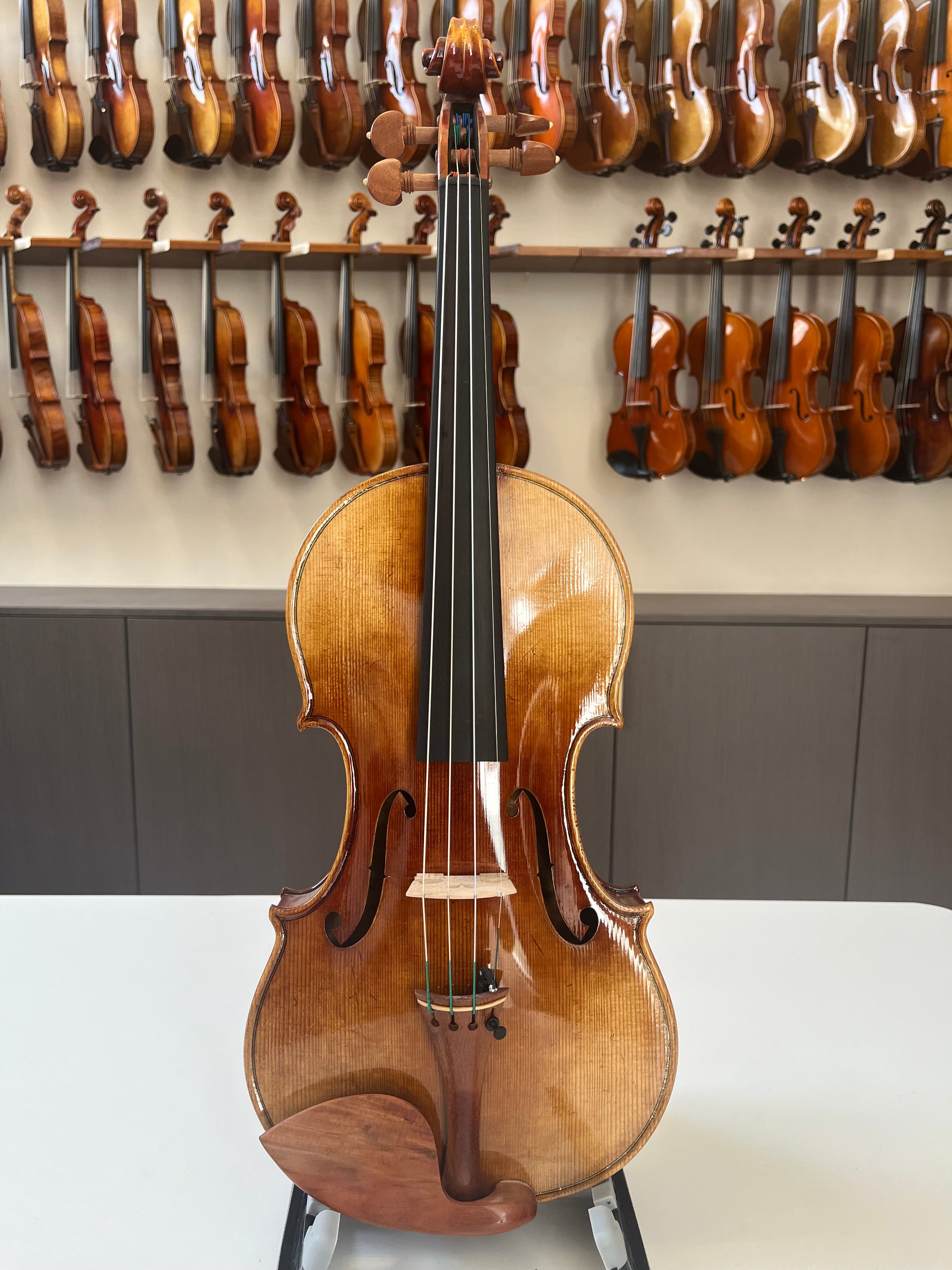 Return Instrument Fiddlover Premium Cannone 1743 Violin CR7012 (35 years wood ...