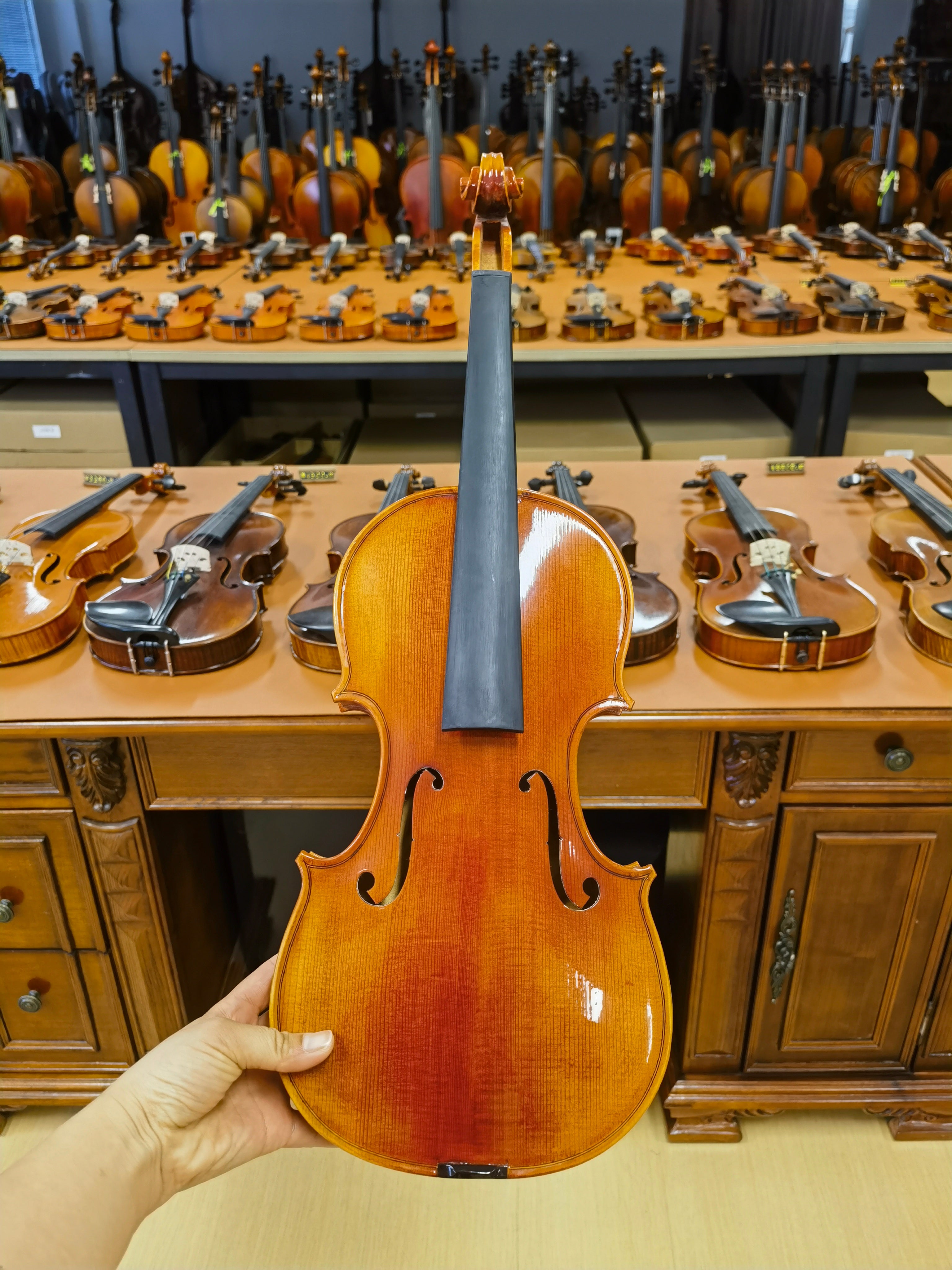Luxury Full-Size(4/4) Beginner Violin Outfit for Adult&Student Q042