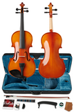 Glossy Finish Beginners Violin Set L005-1