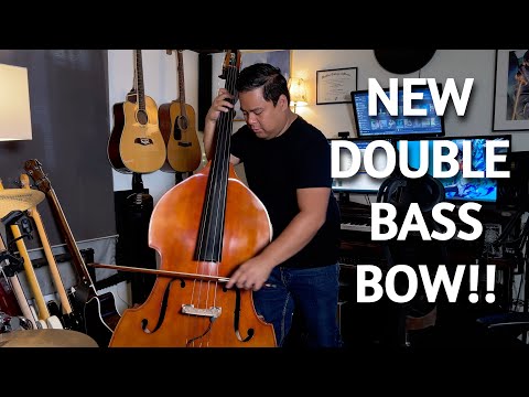 Professional Brazilian Wood French Double Bass Bow