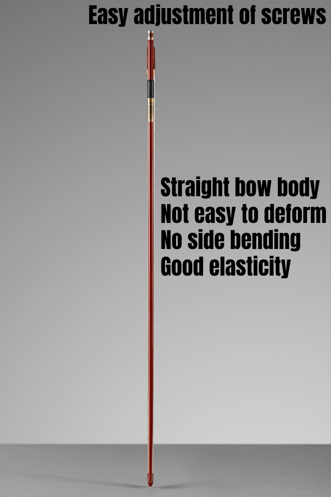 4/4 Solo Violin Bow B114 | Snakewood Frog | Refined & Premium