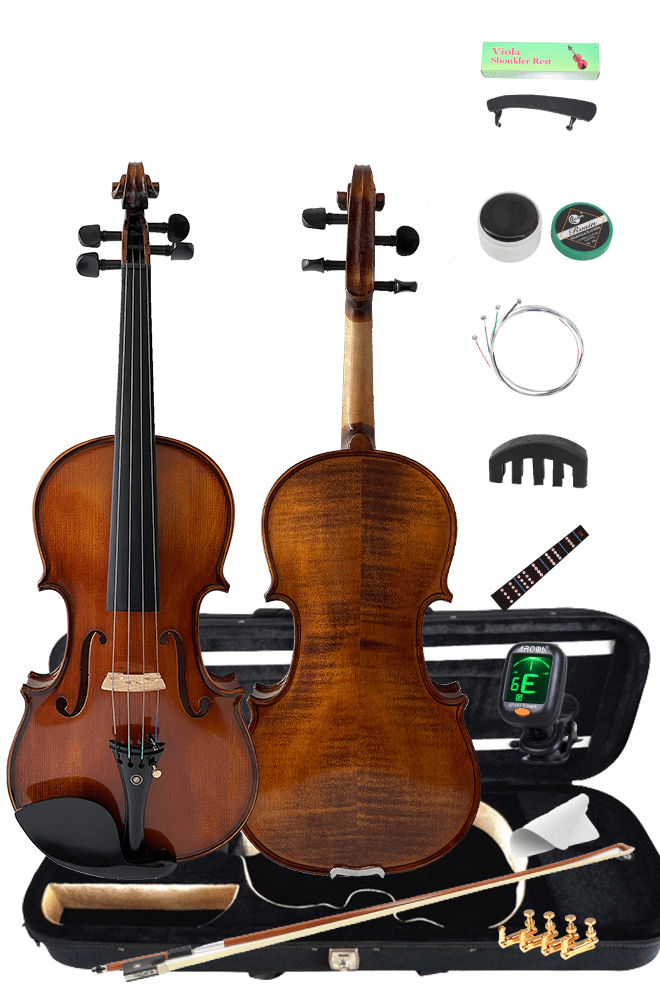 FiddloverFullSizeElegantViolinSetL014-1