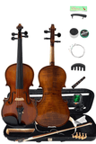 Fiddlover Full Size Elegant Violin Set L014